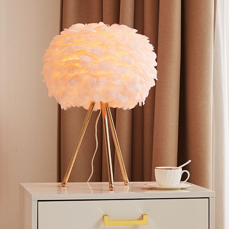 Feather lamp deals b&m