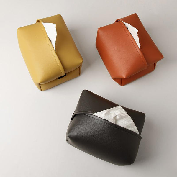 Luxury Leather Tissue Box | Homeware Planters Design | Yala Life™