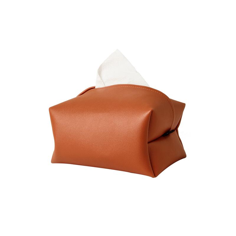 Aludo Kip Leather Tissue Holder